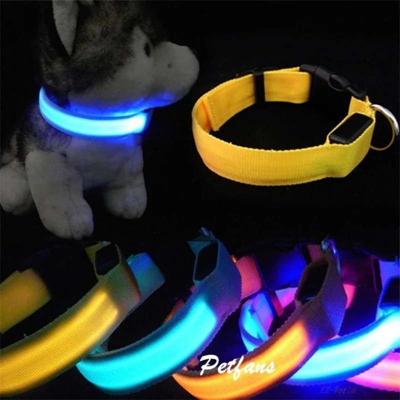 LED Dog Collar Anti-Lost Nylon Light Collar For Dogs Puppy at Night Cool Pug Dog Supplies Pet Products Accessories
LED Dog Collar Anti-Lost Nylon Light Collar For Dogs Puppy at Night Cool Pug Dog Supplies Pet Products Accessories