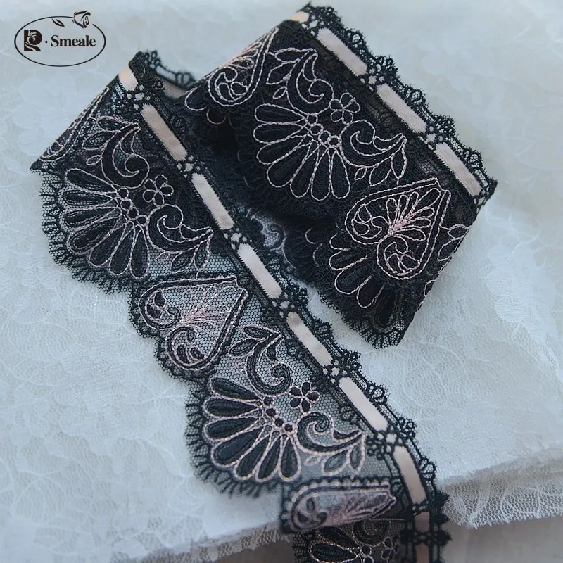 5yards/ Lot Black mesh embroidered pink lace trim Beautiful ribbon Children's clothes lace Clothing Accessories RS1686
5yards/ Lot Black mesh embroidered pink lace trim Beautiful ribbon Children's clothes lace Clothing Accessories RS1686