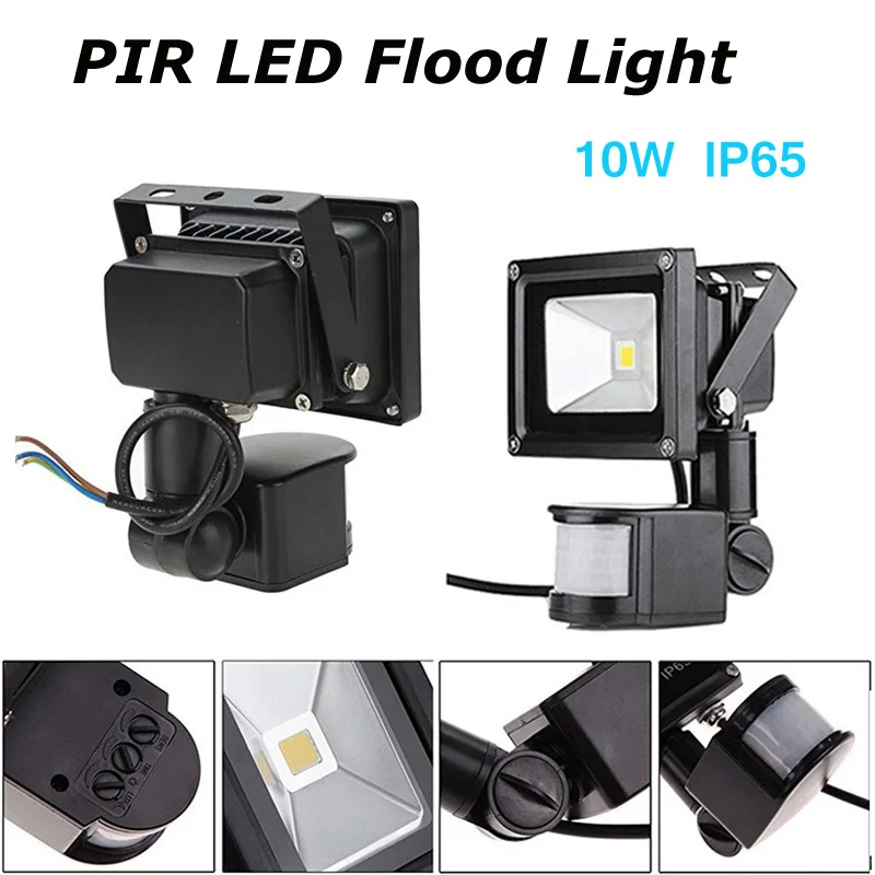 10W Spotlight Waterproof High Power Safelight PIR Motion Sensor Yard LED Floodlight Landscape Outdoor Flood Light Building
10W Spotlight Waterproof High Power Safelight PIR Motion Sensor Yard LED Floodlight Landscape Outdoor Flood Light Building