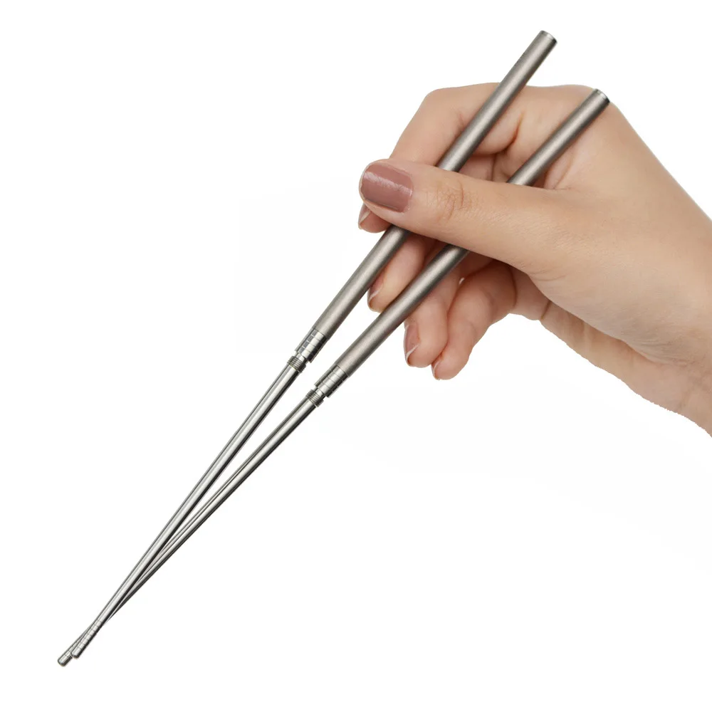 TITANER TI-TKZ-01 Titanium Chopsticks Are Environmentally Friendly Non-toxic Foldable Outdoor Portable Tableware
TITANER TI-TKZ-01 Titanium Chopsticks Are Environmentally Friendly Non-toxic Foldable Outdoor Portable Tableware