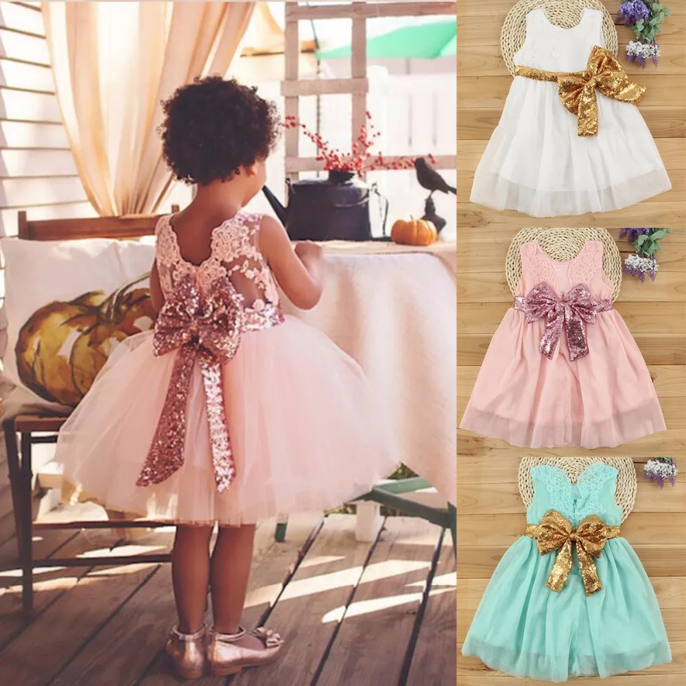 Kids Baby Girl Dresses Clothing Tops Bow Party Cute Sleeveless Ball Gown Bowknot Dress Clothes Girls New Outfit 2017
Kids Baby Girl Dresses Clothing Tops Bow Party Cute Sleeveless Ball Gown Bowknot Dress Clothes Girls New Outfit 2017