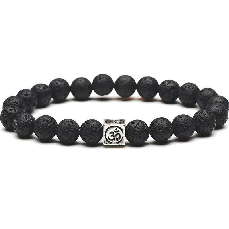 DIEZI Men Christmas Gift Black Lava Stone Strand Bracelets Natural Beads Elastic line Bracelet Women Yoga Bracelets
DIEZI Men Christmas Gift Black Lava Stone Strand Bracelets Natural Beads Elastic line Bracelet Women Yoga Bracelets