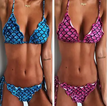 2019 New fast selling fish scale printing sub-body sexy bikini BIKINI swimsuit swimwear women 
2019 New fast selling fish scale printing sub-body sexy bikini BIKINI swimsuit swimwear women