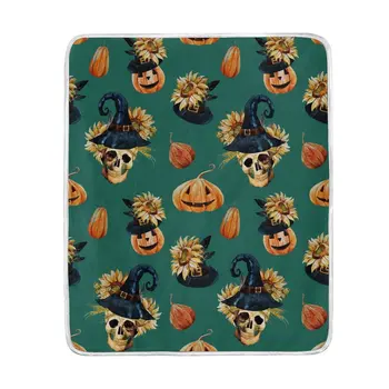 Happy Halloween Floral Sugar Skull Pumpkin Vintage Blanket Soft Warm Cozy Bed Couch Lightweight Polyester Microfiber Blanket
Happy Halloween Floral Sugar Skull Pumpkin Vintage Blanket Soft Warm Cozy Bed Couch Lightweight Polyester Microfiber Blanket