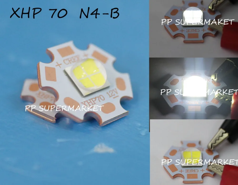 CREE XHP70 XHP 70 N4-8 Cool White Neutral White Warm White High Power LED Emitter 30W 6V 12V Doide on 16mm 20mm Copper PCB
CREE XHP70 XHP 70 N4-8 Cool White Neutral White Warm White High Power LED Emitter 30W 6V 12V Doide on 16mm 20mm Copper PCB