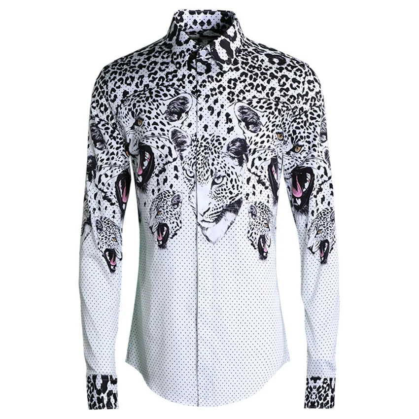 New arrival fashion Bow Point Leopard Head Printed Men Fashion Trendy Casual Mens Long Sleeve Shirts plus size M LXL 2XL 3XL 4XL
New arrival fashion Bow Point Leopard Head Printed Men Fashion Trendy Casual Mens Long Sleeve Shirts plus size M LXL 2XL 3XL 4XL