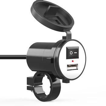 DIY USB Car Charger Motorcycle USB Charger DC 12V with Switch Cigarette Lighter Socket Plug Waterproof Motorbike Phone Charger
DIY USB Car Charger Motorcycle USB Charger DC 12V with Switch Cigarette Lighter Socket Plug Waterproof Motorbike Phone Charger