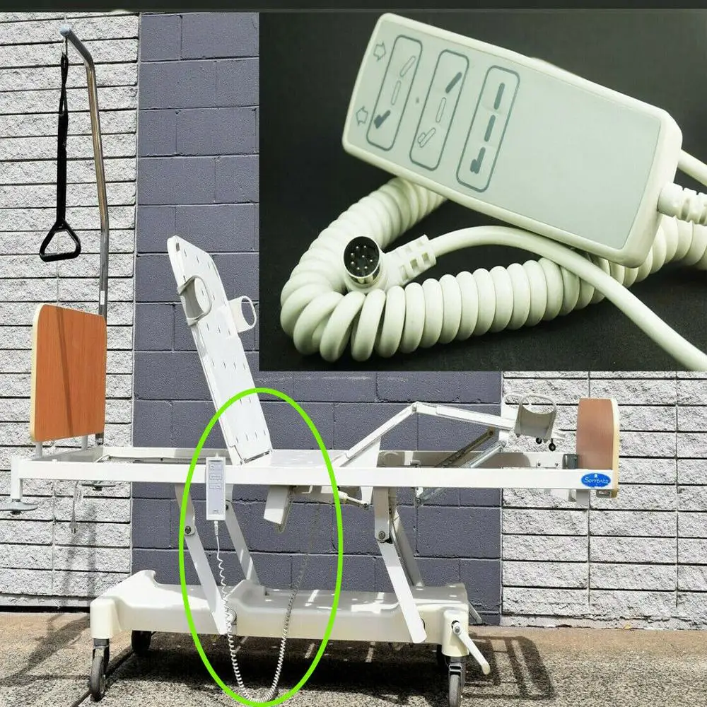 Full-electric adjustable Hospital Bed Hand Control Pendent 8 Pin (6-Button ) NEW
Full-electric adjustable Hospital Bed Hand Control Pendent 8 Pin (6-Button ) NEW