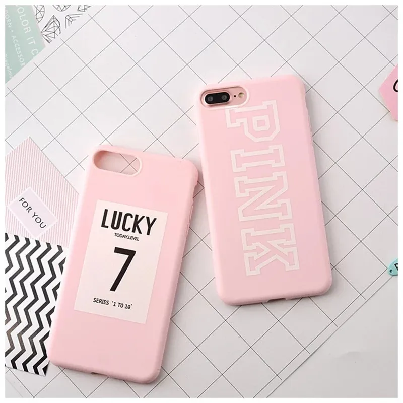 Matte Soft Silicone Case For Coque iPhone Xs Max XR X 7 8 6sPlus LUCKY PINK TPU Pattern for Fundas iphone 7Plus 8Plus Back Cover
Matte Soft Silicone Case For Coque iPhone Xs Max XR X 7 8 6sPlus LUCKY PINK TPU Pattern for Fundas iphone 7Plus 8Plus Back Cover