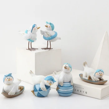 Europe Lovely Resin Seagull Sea Lions Tabletop crafts Water Park Originality Animals figurine Children's room decorations 
Europe Lovely Resin Seagull Sea Lions Tabletop crafts Water Park Originality Animals figurine Children's room decorations