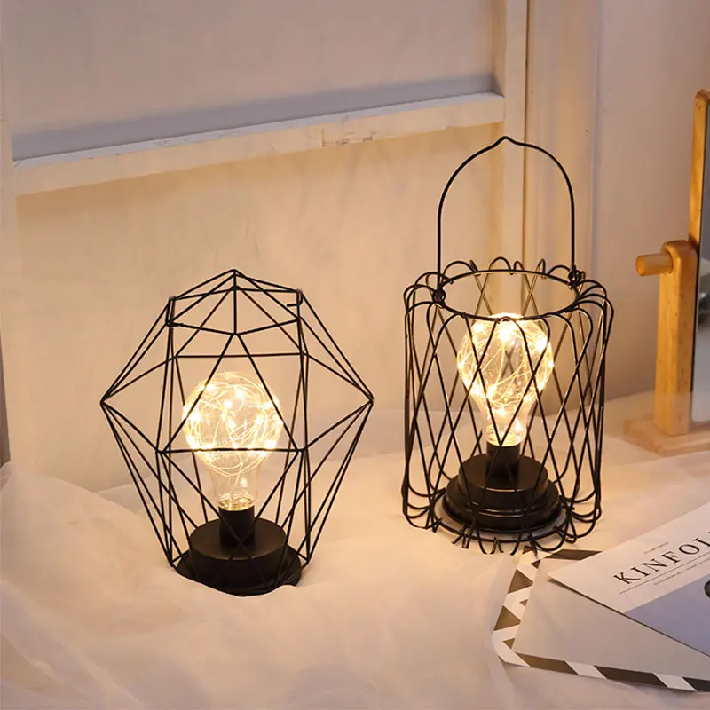 Free shipping Lantern Night Light Romantic Iron Candlestick Bedroom Bedside Lamp LED Lighting
Free shipping Lantern Night Light Romantic Iron Candlestick Bedroom Bedside Lamp LED Lighting