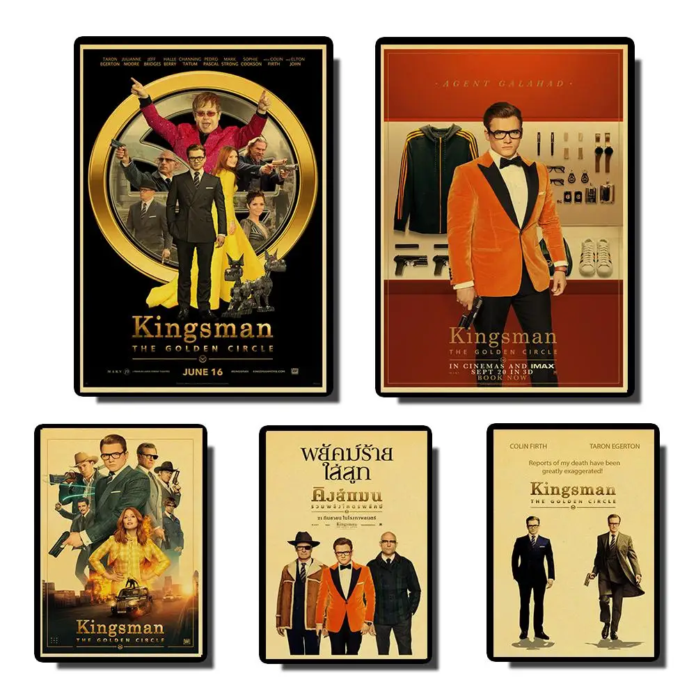 Kingsman The Golden Circle vintage posters Prints Wall Painting high Quality Decor Poster Wall Painting Home Decoration
Kingsman The Golden Circle vintage posters Prints Wall Painting high Quality Decor Poster Wall Painting Home Decoration