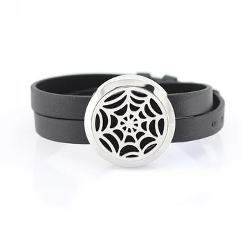 2017 New DIY Fashion Jewelry Spider Web Two Layer Leather Stainless Steel Essential Oil Diffusing Perfume Locket Bracelet
2017 New DIY Fashion Jewelry Spider Web Two Layer Leather Stainless Steel Essential Oil Diffusing Perfume Locket Bracelet