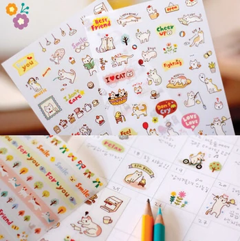 6sheets/set Cute Cartoons Animals Diy Album Diary Decor Scrapbooking Stickers Transparent Kawaii Sticker Hot Sale K6536
6sheets/set Cute Cartoons Animals Diy Album Diary Decor Scrapbooking Stickers Transparent Kawaii Sticker Hot Sale K6536