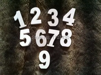 Wedding Table Numbers - Handpainted & Freestanding - Set of 8cm highSet of numbers 1-9 (9 numbers in total)