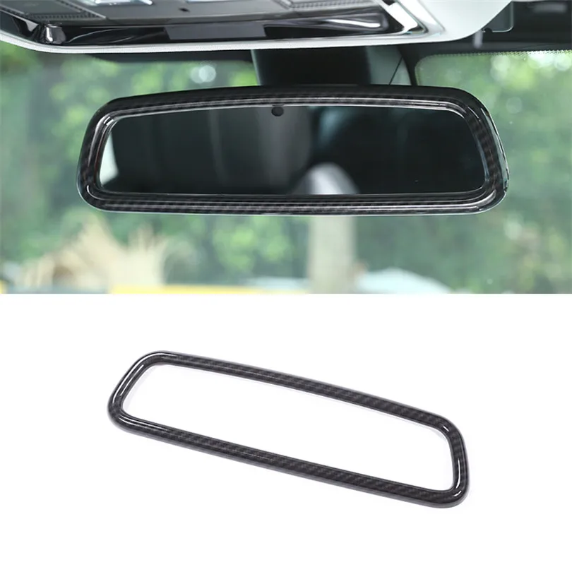 Carbon Fiber Style Interior Rearview Mirror Frame Cover Trim For Jaguar XE XF XJL F-Pace X761 Car Styling Accessories
Carbon Fiber Style Interior Rearview Mirror Frame Cover Trim For Jaguar XE XF XJL F-Pace X761 Car Styling Accessories