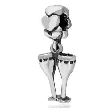 Original Authentic 925 Sterling Silver Champagne Glasses Cheers Pendant Beads Charms fits for Pandora Bracelets
Original Authentic 925 Sterling Silver Champagne Glasses Cheers Pendant Beads Charms fits for Pandora Bracelets