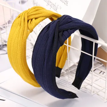 Korean Solid Soft Knotted Fabric Hairband For Women Lady Bow Hair Hoop Headwear Headband
Korean Solid Soft Knotted Fabric Hairband For Women Lady Bow Hair Hoop Headwear Headband