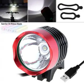 Bike Cycle Durable Waterproof IP-65 T6 LED Front Head Headlight USB Rechargeable Bicycle Light Torch 3 Modes 800lm
Bike Cycle Durable Waterproof IP-65 T6 LED Front Head Headlight USB Rechargeable Bicycle Light Torch 3 Modes 800lm