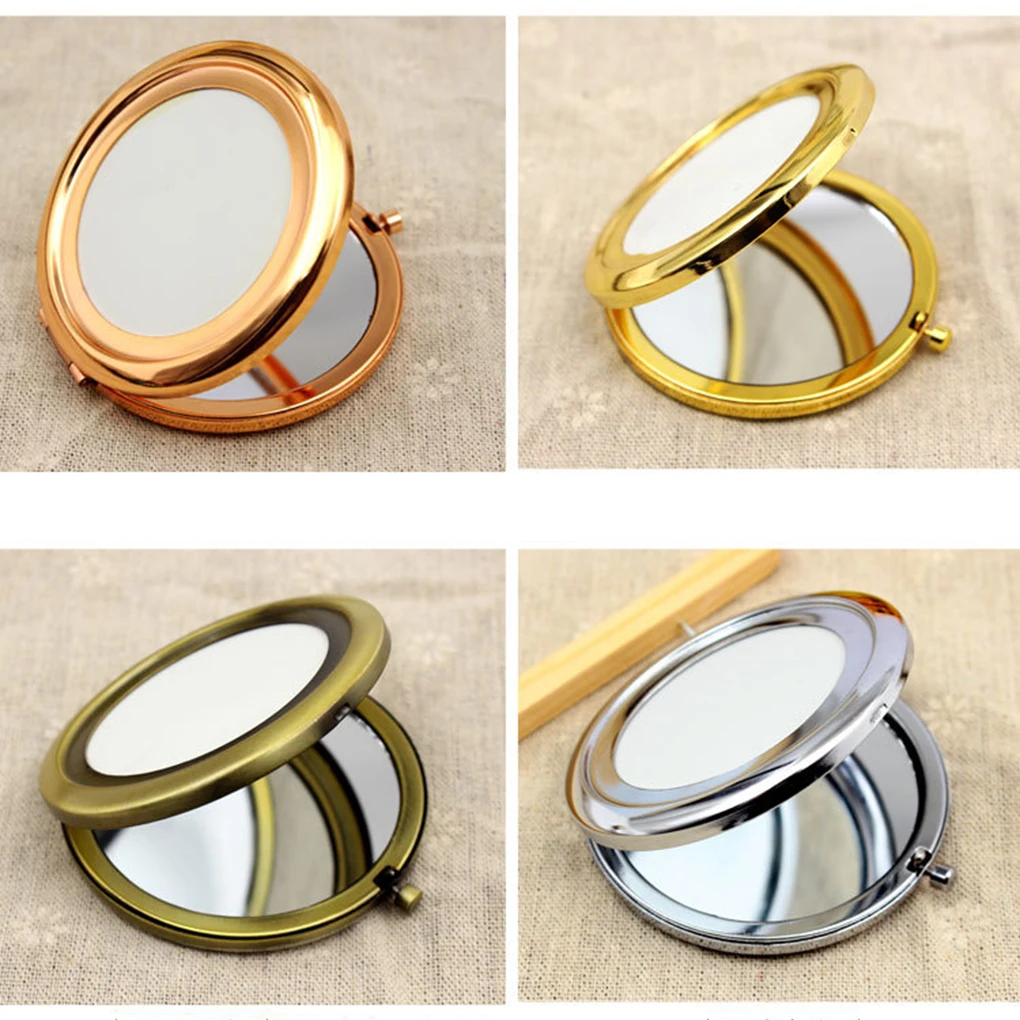 New DIY Foldable Transparent Surface Makeup Mirrors Portable Double Metal Cosmetic Mirror
New DIY Foldable Transparent Surface Makeup Mirrors Portable Double Metal Cosmetic Mirror