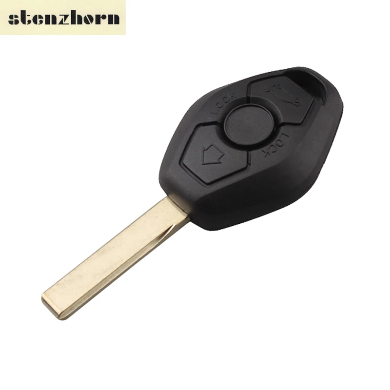 Stenzhorn 3 кнопки Uncut удаленной машине ключ корпус брелок чехол для BMW 1 5 6 7X3X5 E53 E46 E39 E60