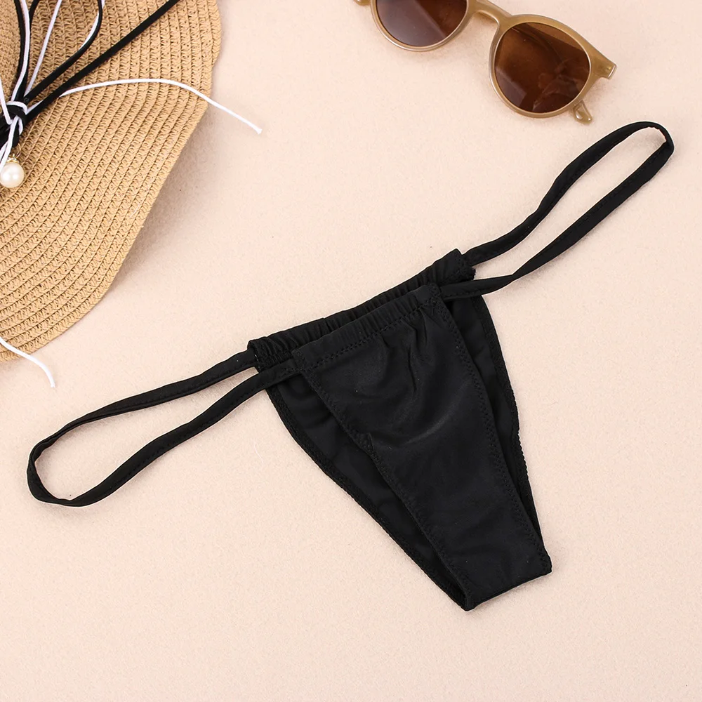 Summer New Hot Brazilian Panties Ladies Bikini Bottom Cheeky Runched G-String Swimsuit Swimwear Briefs Black Panties
Summer New Hot Brazilian Panties Ladies Bikini Bottom Cheeky Runched G-String Swimsuit Swimwear Briefs Black Panties