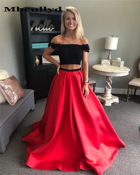 Red Two Piece Prom Dresses Long Sexy Backless Off Shoulder Formal Evening Dress Celebrity For Women A-line vestidos de fiesta
Red Two Piece Prom Dresses Long Sexy Backless Off Shoulder Formal Evening Dress Celebrity For Women A-line vestidos de fiesta