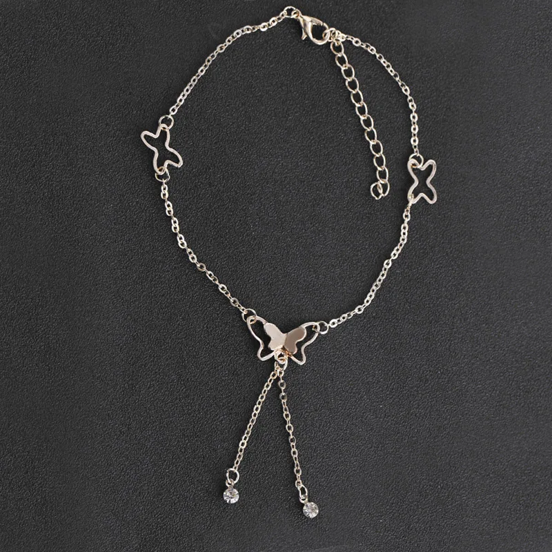 SHUANGR New Fashion Hot Golden Tiny Link Chain with Butterfly Charm Anklets for Women Foot Jewelry Anklet Chain Bracelet Gift
SHUANGR New Fashion Hot Golden Tiny Link Chain with Butterfly Charm Anklets for Women Foot Jewelry Anklet Chain Bracelet Gift