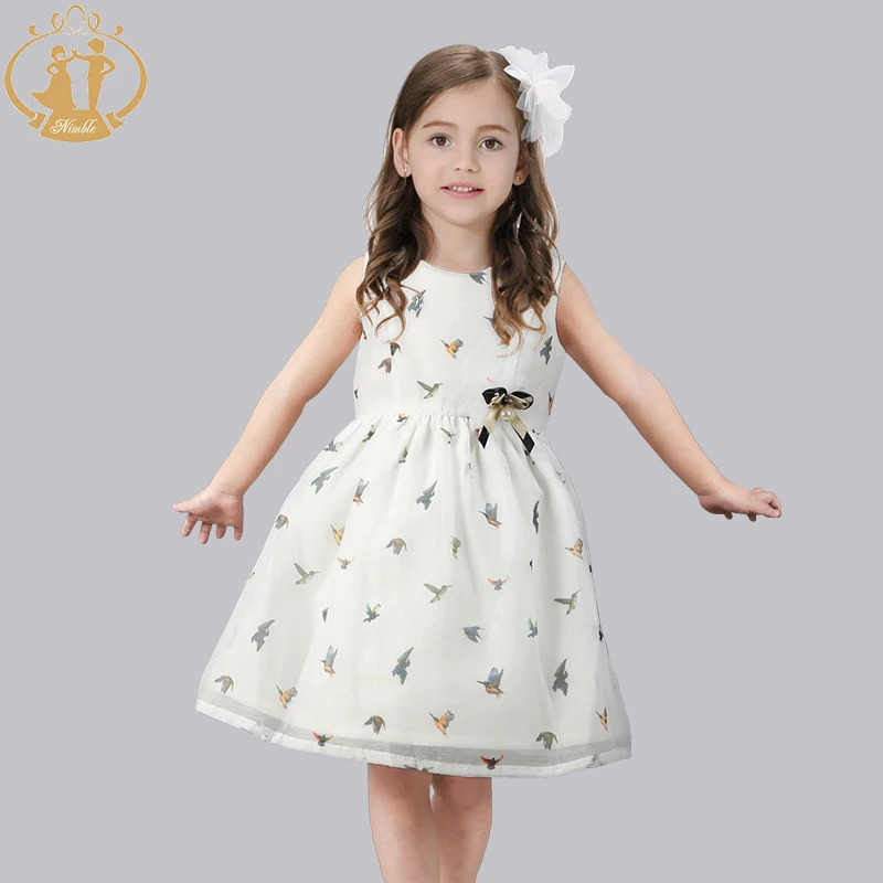 Nimble girls clothes little Bird Print Casual Kids clothes Knee-Length Cotton clothes for girls vestidos vestido infantil
Nimble girls clothes little Bird Print Casual Kids clothes Knee-Length Cotton clothes for girls vestidos vestido infantil