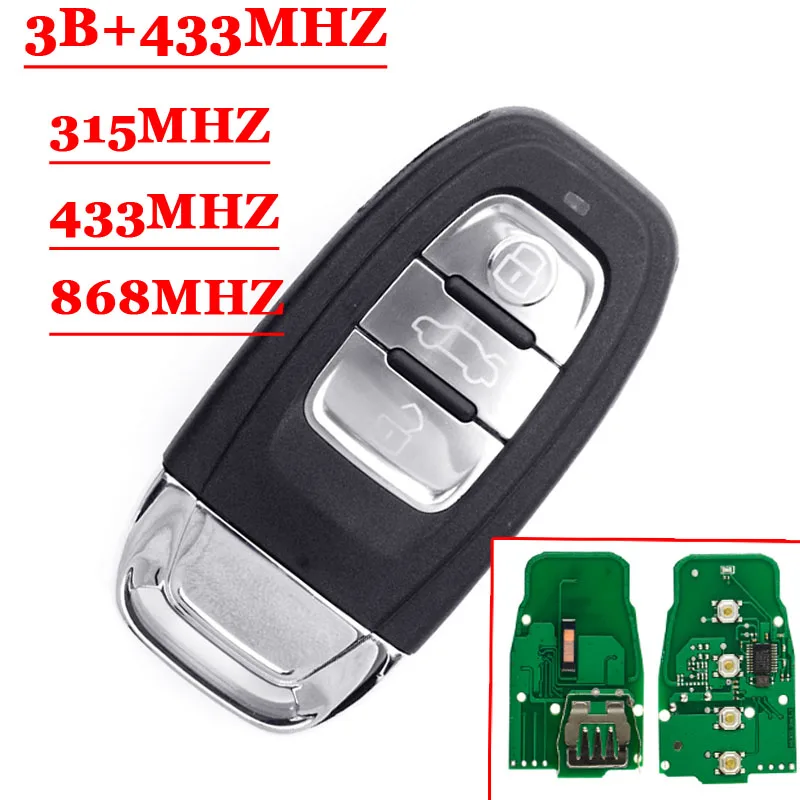 Free shipping (1piece)3 Button Car Smart Card Remote Key For Audi A4 S4 A5 S5 Q5 PCF7945A 315/433/868Mhz 8T0959754C 8K0959754G 8
Free shipping (1piece)3 Button Car Smart Card Remote Key For Audi A4 S4 A5 S5 Q5 PCF7945A 315/433/868Mhz 8T0959754C 8K0959754G 8