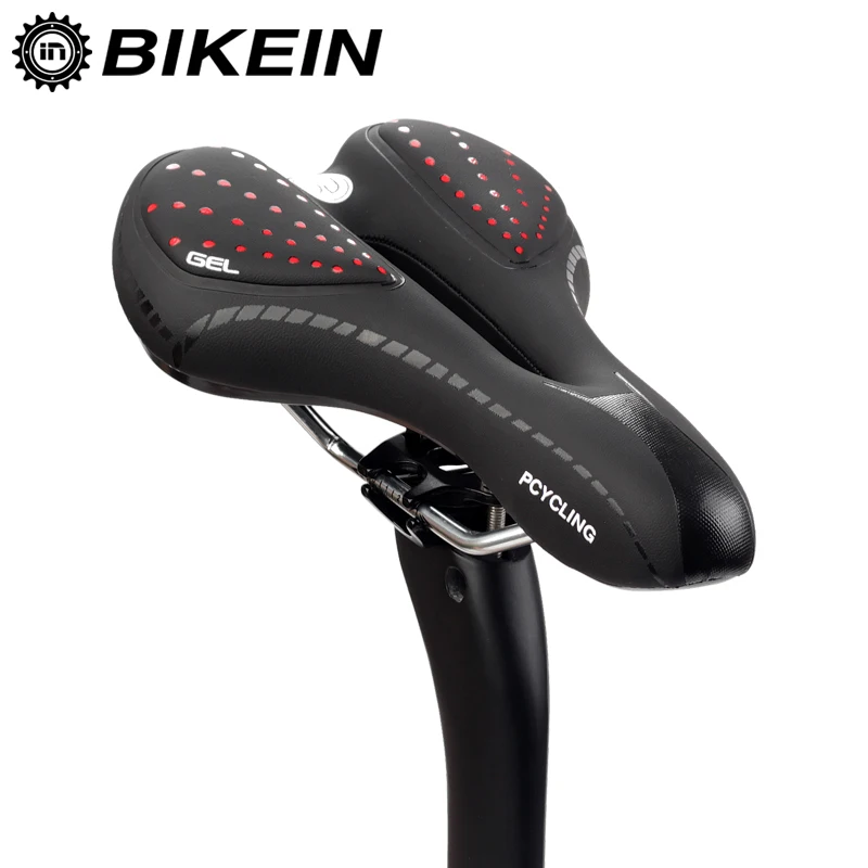 BIKEIN Cycling Sports Mountain Bicycle Soft Leather Saddle Breathable Shockproof Road Bike Front Seat Mat Spare Parts For MTB
BIKEIN Cycling Sports Mountain Bicycle Soft Leather Saddle Breathable Shockproof Road Bike Front Seat Mat Spare Parts For MTB