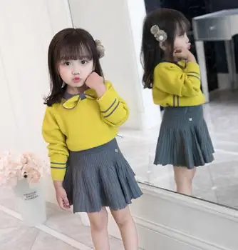 2 4 6 8 Year Baby Girls Clothes Sets Autumn Kids Clothing 2Pcs Suits Girls Long-sleeved Sweater and Skirts Children Outfits
2 4 6 8 Year Baby Girls Clothes Sets Autumn Kids Clothing 2Pcs Suits Girls Long-sleeved Sweater and Skirts Children Outfits