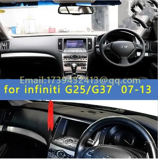 Аксессуары для автостайлинга крышка приборной панели INFINITI G25 G37 Q40 Q60 2007 2008 2009 2010 2011