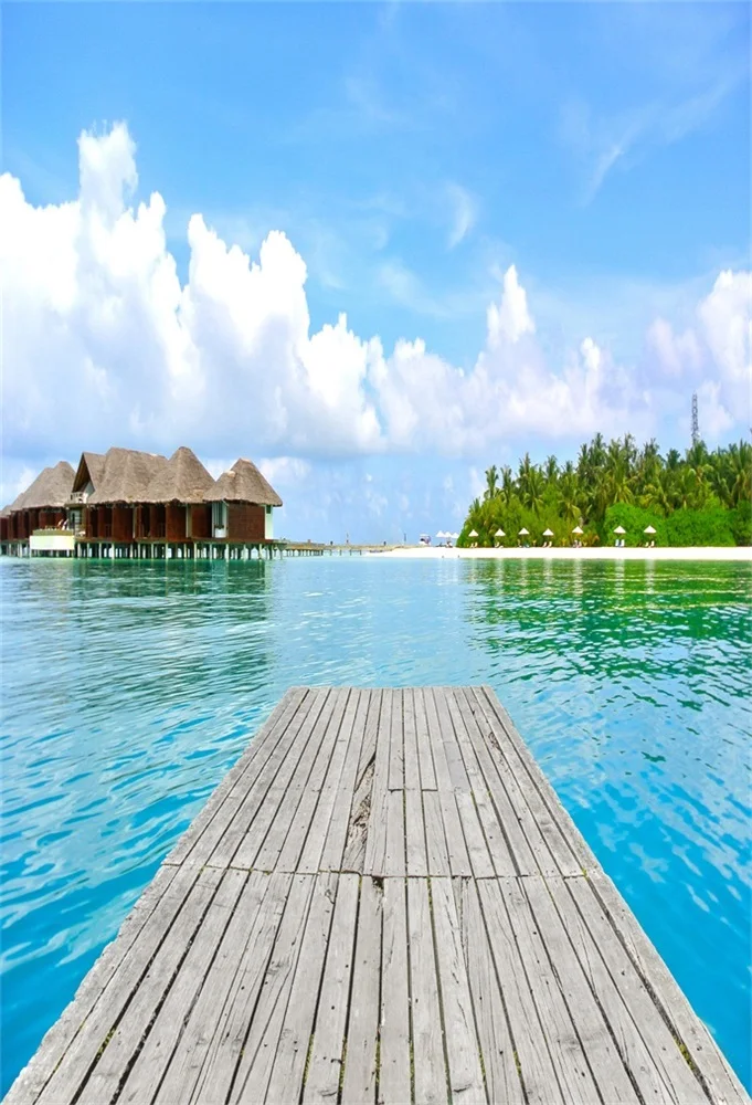 Laeacco Summer Holiday Tropical Trip Wooden Port Bridge Blue Sky Sea Scenic Photographic Background Photo Backdrop Photo Studio
Laeacco Summer Holiday Tropical Trip Wooden Port Bridge Blue Sky Sea Scenic Photographic Background Photo Backdrop Photo Studio