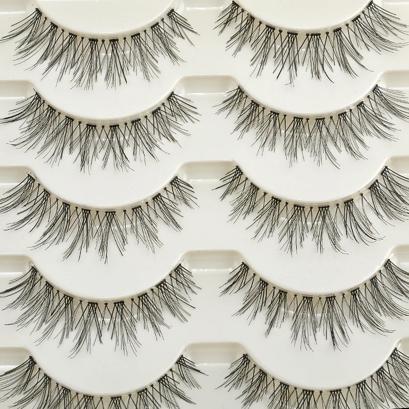 5 Pairs Natural Long Cross Handmade False Eyelashes Makeup Natural Fake 12MM Black Eye Lashes Extension
5 Pairs Natural Long Cross Handmade False Eyelashes Makeup Natural Fake 12MM Black Eye Lashes Extension