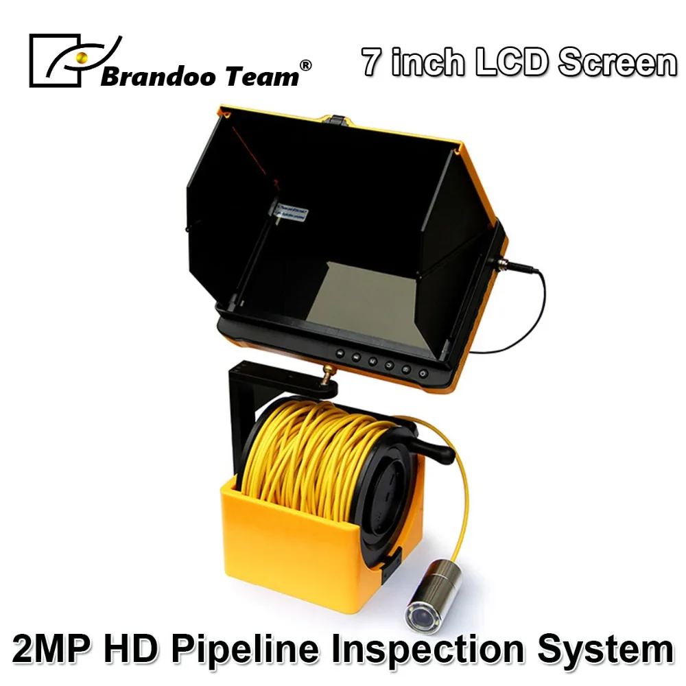 BRANDOO Team 20M IP68 HD Drain Sewer Pipeline Monitor 7inch Display Video Camera Industrial Endoscope System
BRANDOO Team 20M IP68 HD Drain Sewer Pipeline Monitor 7inch Display Video Camera Industrial Endoscope System
