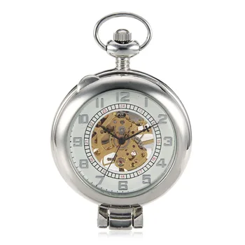 See Though Silver Case White Dial Manual Hand Wind Mechanical Men Pocket Watch Skeleton Steampunk Pendant Watch relogio de bolso
See Though Silver Case White Dial Manual Hand Wind Mechanical Men Pocket Watch Skeleton Steampunk Pendant Watch relogio de bolso