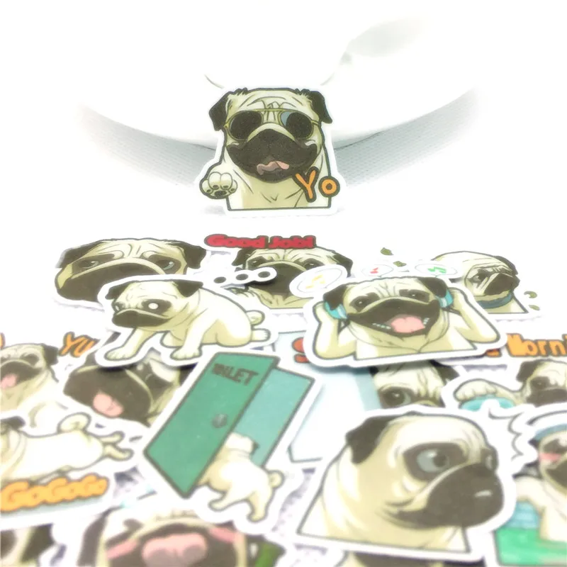 40 Pcs Meng Pug everyday Stickers for Luggage Laptop Skateboard Bicycle Motorcycle Car Styling Decals Waterproof Sticker
40 Pcs Meng Pug everyday Stickers for Luggage Laptop Skateboard Bicycle Motorcycle Car Styling Decals Waterproof Sticker