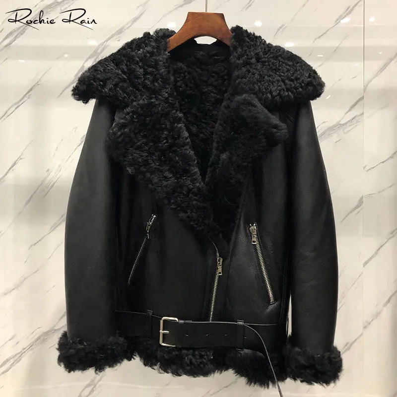 Women Real Fur Coats Sheepskin Shearling Jackets Lady's Fashion Long Sleeve Zipped Outerwear Fall Winter Warm Overcoat
Women Real Fur Coats Sheepskin Shearling Jackets Lady's Fashion Long Sleeve Zipped Outerwear Fall Winter Warm Overcoat