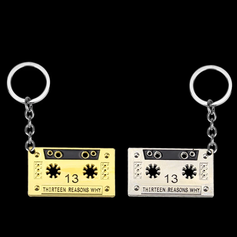 Thirteen Reasons Why Audio Tape Key Chain Cassette 13 Reasons Why Hannah Baker Keychains
Thirteen Reasons Why Audio Tape Key Chain Cassette 13 Reasons Why Hannah Baker Keychains