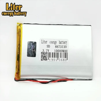 1/2/4Pcs rechargeable lipo battery cell 3.7 V 8873130 10000 mah tablet lithium polymer battery For Tablet DVD GPS Electric Toys
1/2/4Pcs rechargeable lipo battery cell 3.7 V 8873130 10000 mah tablet lithium polymer battery For Tablet DVD GPS Electric Toys