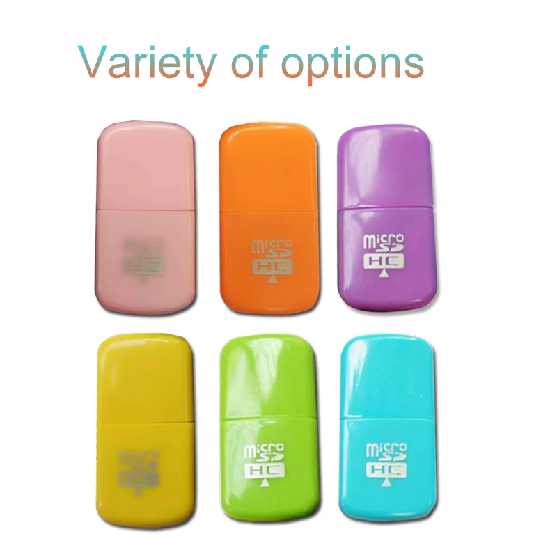 High Quality Mini USB 2.0 Card Reader for Micro SD Card TF Card Adapter easy carry Plug and Play colorful options for Tablet PC
High Quality Mini USB 2.0 Card Reader for Micro SD Card TF Card Adapter easy carry Plug and Play colorful options for Tablet PC