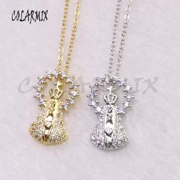 6Pcs Pendant Necklace Crystal zircon Crown pedant necklace gift for lady Fashion jewelry gift 5231
6Pcs Pendant Necklace Crystal zircon Crown pedant necklace gift for lady Fashion jewelry gift 5231