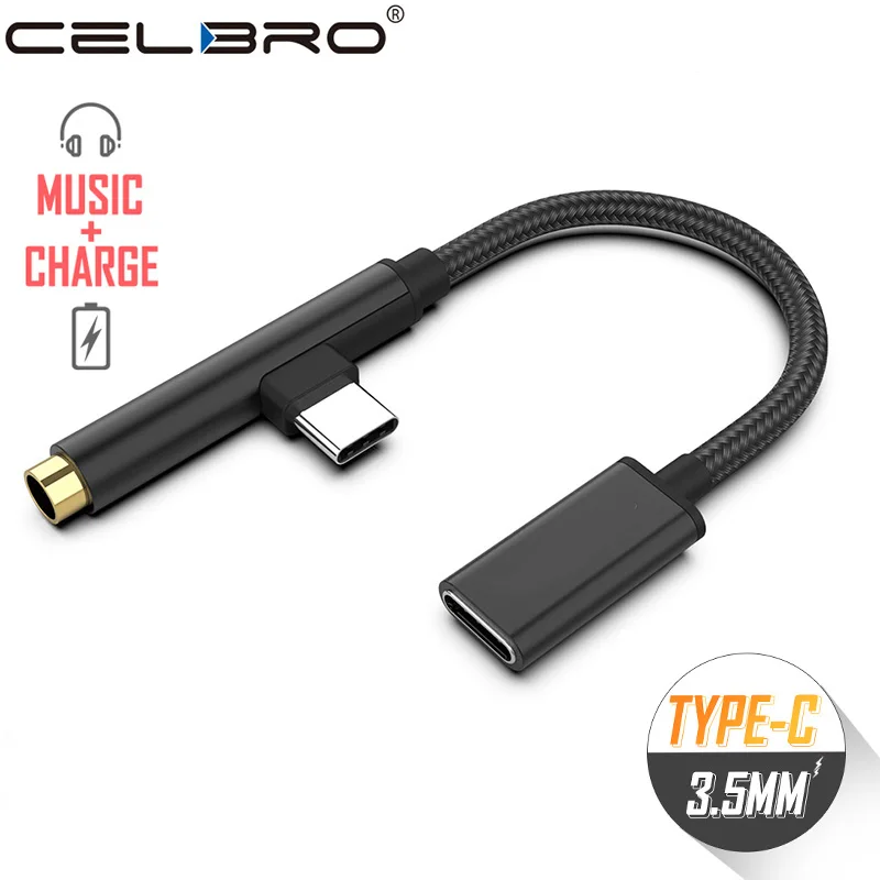 90 Degree USB Type C To 3.5mm Earphone Jack Adapter Usb-c Headphone Aux Audio Splitter Adapter for Xiaomi Mi8 Mi6 Pro Mix2 Note3
90 Degree USB Type C To 3.5mm Earphone Jack Adapter Usb-c Headphone Aux Audio Splitter Adapter for Xiaomi Mi8 Mi6 Pro Mix2 Note3