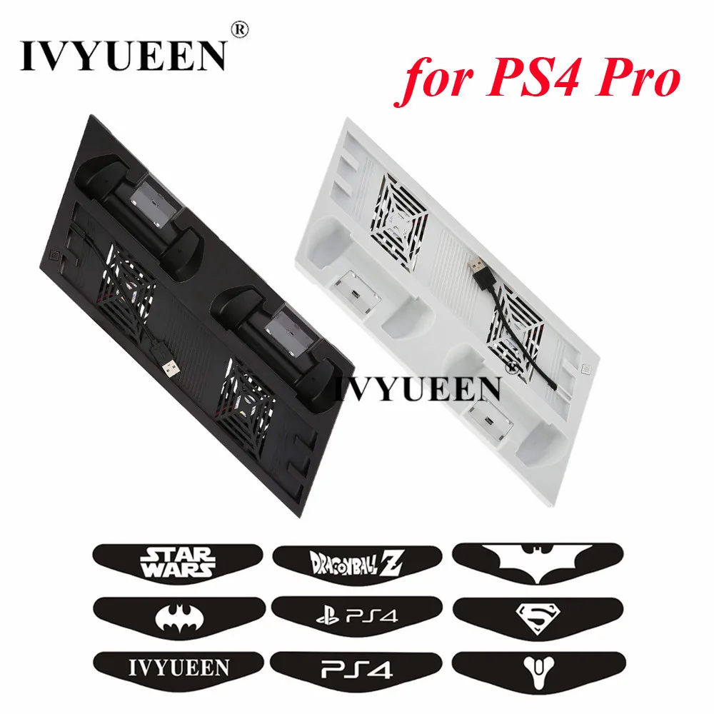 IVYUEEN for Sony PlayStation 4 PS4 PRO Console Vertical Stand Cooling Fan & Controller Charger Charging Dock Station 9 Stickers
IVYUEEN for Sony PlayStation 4 PS4 PRO Console Vertical Stand Cooling Fan & Controller Charger Charging Dock Station 9 Stickers