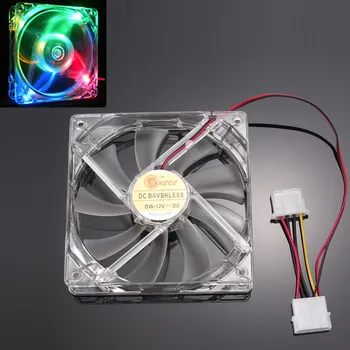 Colorful Quad 4-LED Light Fan For Cooling Computer Neon Clear 120mm PC Computer Case Cooling Fans Dropshipping #30
Colorful Quad 4-LED Light Fan For Cooling Computer Neon Clear 120mm PC Computer Case Cooling Fans Dropshipping #30