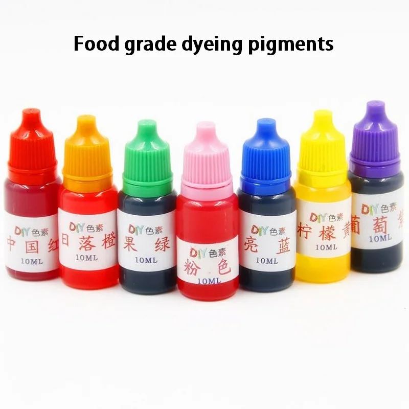 10ml/bottle Food grade dyeing pigments Edible Soap candle Plasticene DIY Water Soluble
10ml/bottle Food grade dyeing pigments Edible Soap candle Plasticene DIY Water Soluble