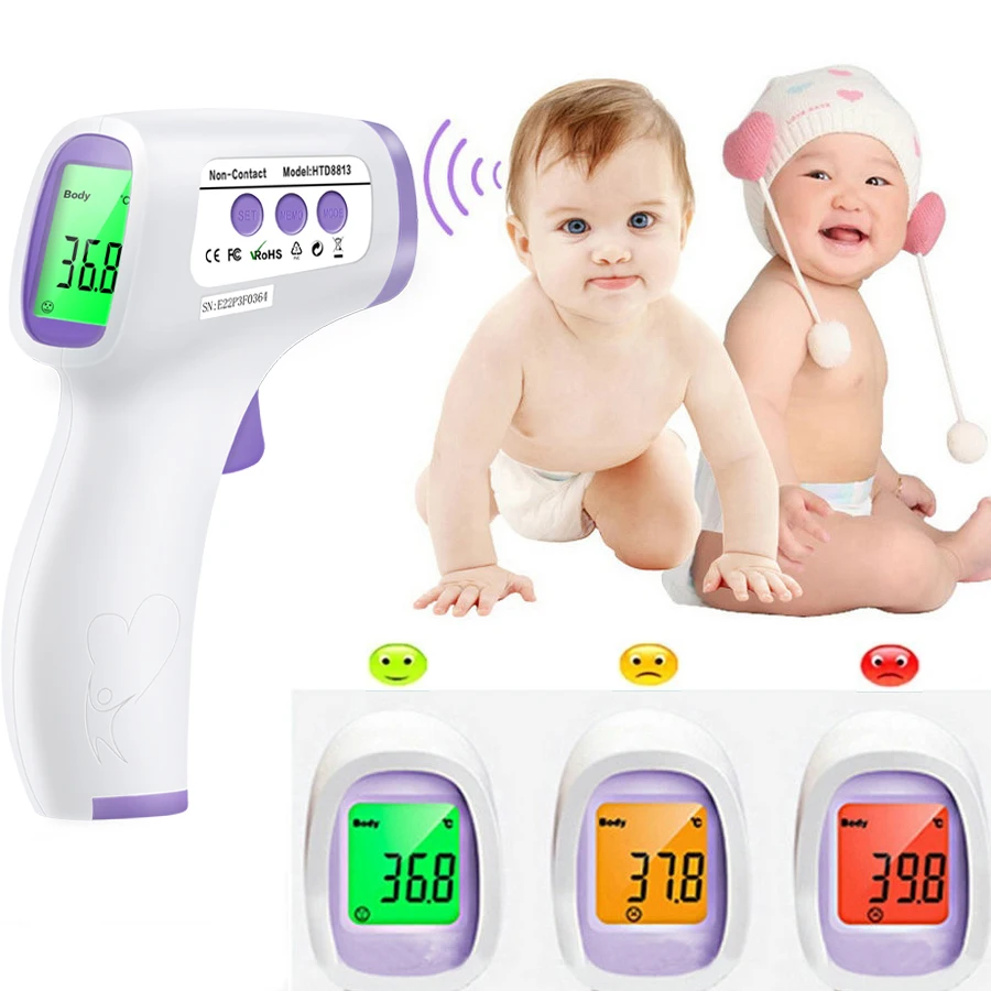 Muti-fuction Baby/Adult Digital Termomete Infrared Forehead Ears Body Thermometer Gun Non-contact Temperature Measurement Device
Muti-fuction Baby/Adult Digital Termomete Infrared Forehead Ears Body Thermometer Gun Non-contact Temperature Measurement Device