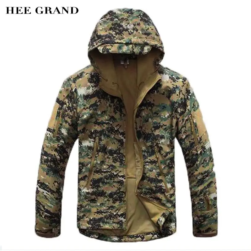 HEE GRAND Men Fleece Jacket 2018 New Shark Skin Soft Shell Waterproof Quick-drying Spring Autumn Overcoat Size XS-3XL MWJ2376
HEE GRAND Men Fleece Jacket 2018 New Shark Skin Soft Shell Waterproof Quick-drying Spring Autumn Overcoat Size XS-3XL MWJ2376