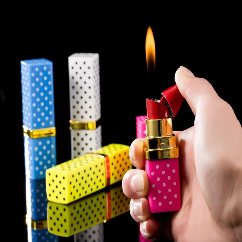 Mini Lipstick Oil Kerosene Lighter Torch Refillable Gas Lighter Cute Jet Lighter Portable Cigarette Lighter Gadgets For Women
Mini Lipstick Oil Kerosene Lighter Torch Refillable Gas Lighter Cute Jet Lighter Portable Cigarette Lighter Gadgets For Women